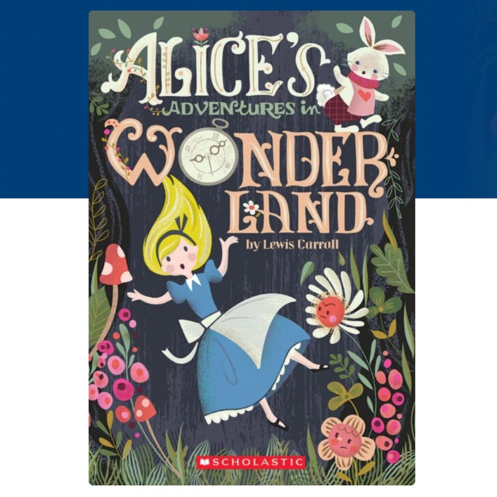 Alice’s Adventures In Wonderland Vintage Scholastic Pre-Owned Paperback Book.
